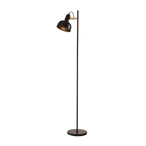 Juodas grindų šviestuvas (aukštis 155 cm) Reno - Candellux Lighting