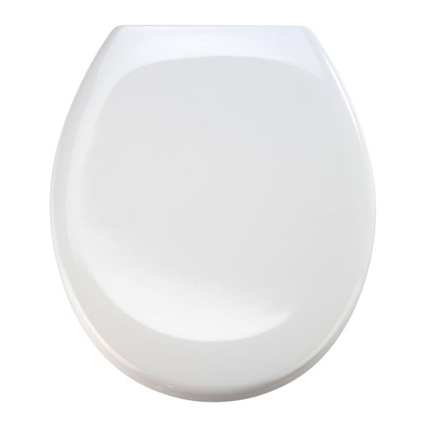 Balta lengvai užsidaranti tualeto sėdynė Wenko Premium Ottana, 45,2 x 37,6 cm