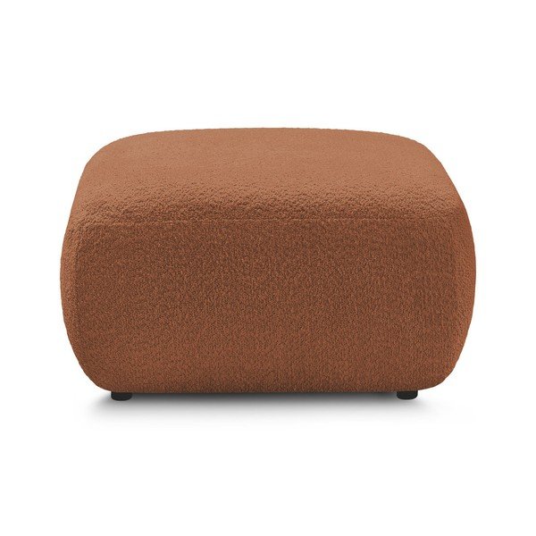 Oranžinės spalvos taburetė iš boucle Montaigne – Bobochic Paris