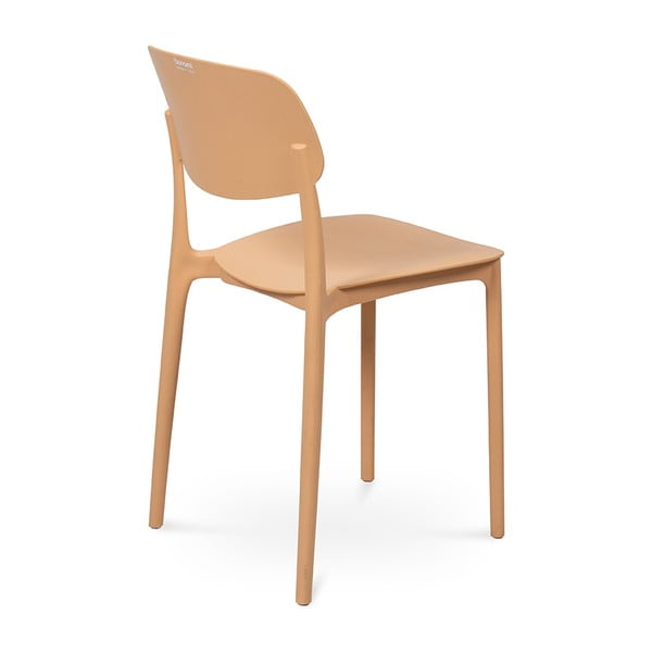 Persikų spalvos plastikinė sodo kėdė Hébé – Bonami Essentials-image-2