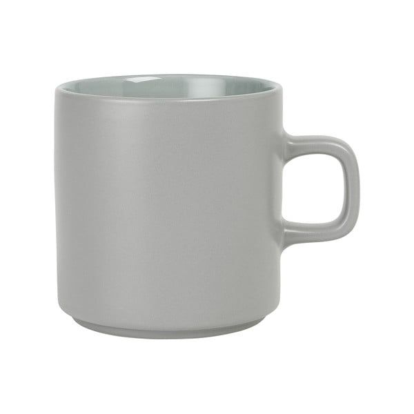 Pilkas keraminis arbatos puodelis Blomus Pilar, 250 ml