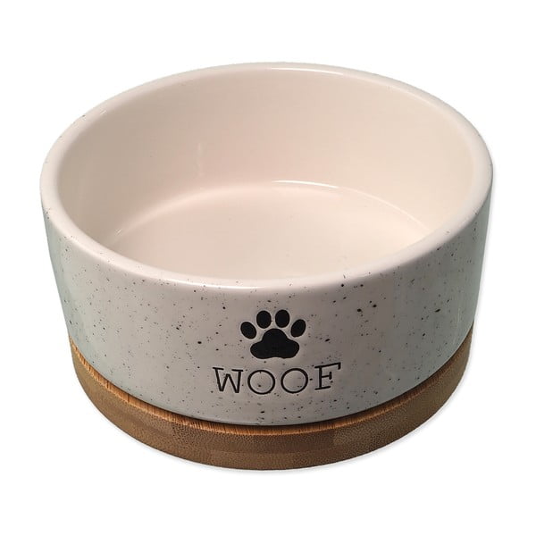 Iš keramikos augintinių dubuo šuniui ø 13 cm Dog Fantasy WOOF – Plaček Pet Products