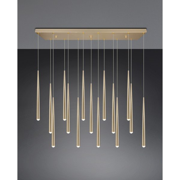 Auksinės spalvos kabantis šviestuvas LED Cala – Trio Select-image-1