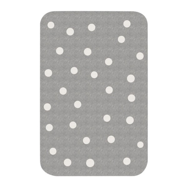 Vaikiškas pilkas kilimas "Zala Living Dots", 67 x 120 cm