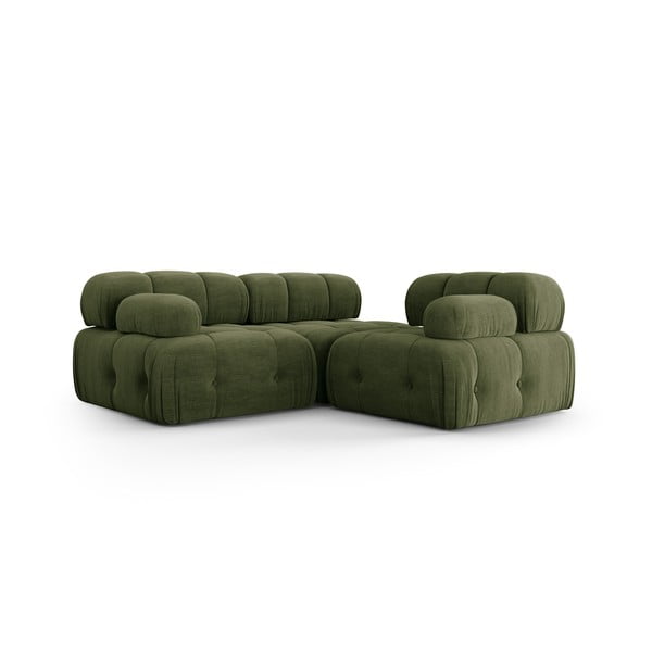 Sofa tamsiai žalios spalvos 288 cm Ferento – Cosmopolitan Design-image-4