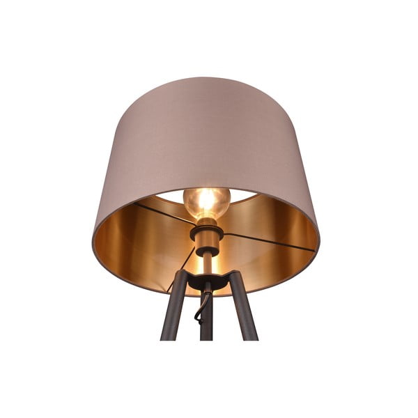 Pastatomas šviestuvas juodos spalvos su lentyna (aukštis 152 cm) Colette – Trio-image-1