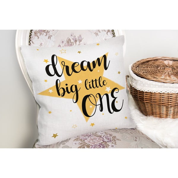 Vaikiškas pagalvės užvalkalas 43x43 cm Dream Big – Mila Home-image-1