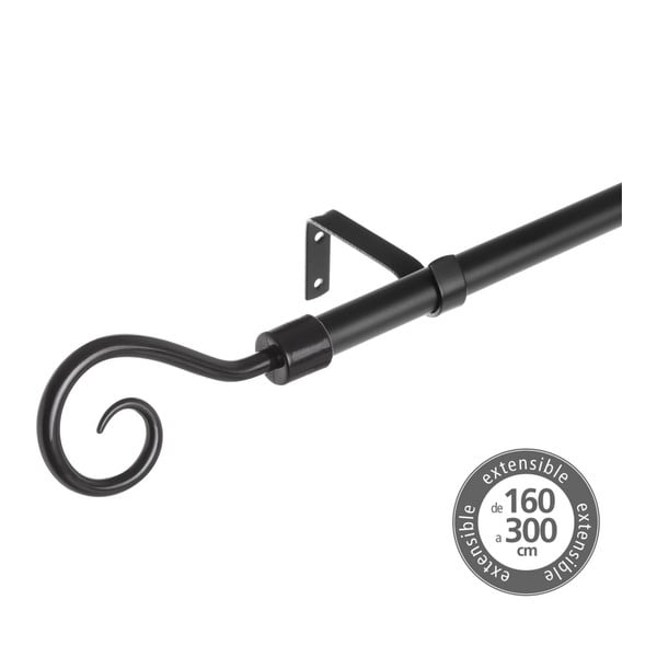 Išplečiamas užuolaidos strypas iš metalo 160 - 300 cm – Casa Selección-image-3