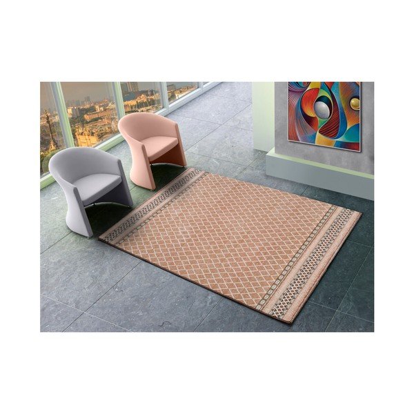 Rožinis lauko kilimas "Universal Sofie Pink Marro", 160 x 230 cm-image-1