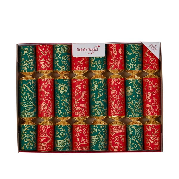 Kalėdiniai krekeriai 8 vnt. Bon Bon – Robin Reed