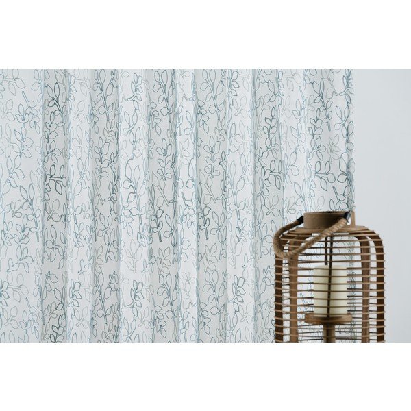 Permatoma užuolaida baltos spalvos/mėlynos spalvos 300x260 cm Urma – Mendola Fabrics-image-2