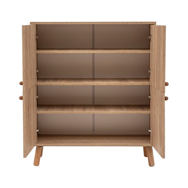 Spintelė natūralios spalvos iš ąžuolo 95x111 cm Multilux – Kalune Design-image-3