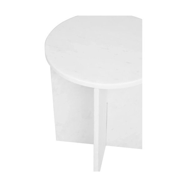 Iš marmuro apvalios formos šoninis stalas ø 40 cm Savio – Premier Housewares-image-3