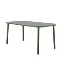 Iš metalo sodo valgomojo stalas 90x160 cm Calana – Bloomingville