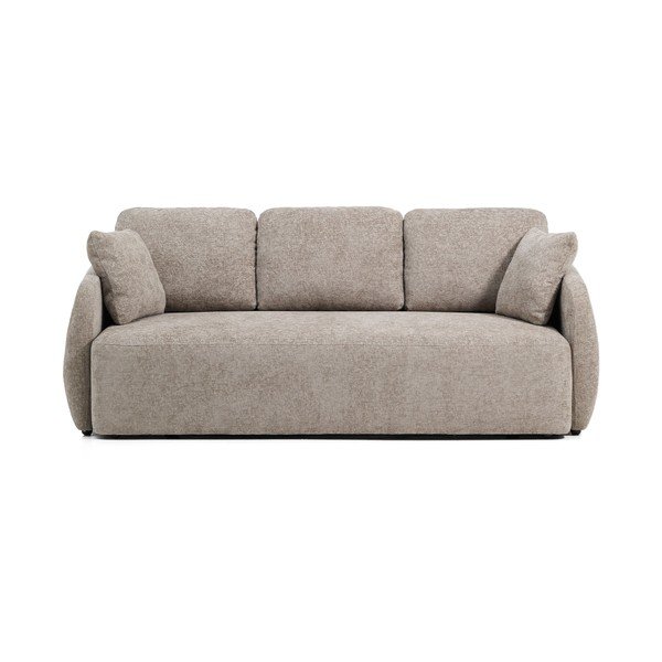 Taupe spalvos sulankstoma sofa iš šenilinio audinio 218 cm Laira – Kave Home
