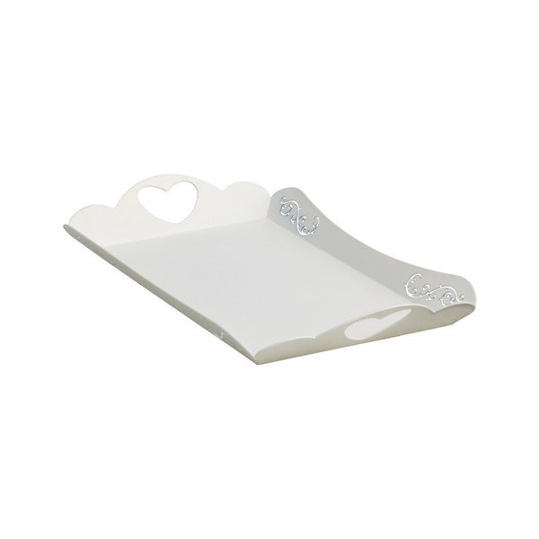 Baltas padėklas "Brandani Riccioli di Fata", 23,5 cm ilgio