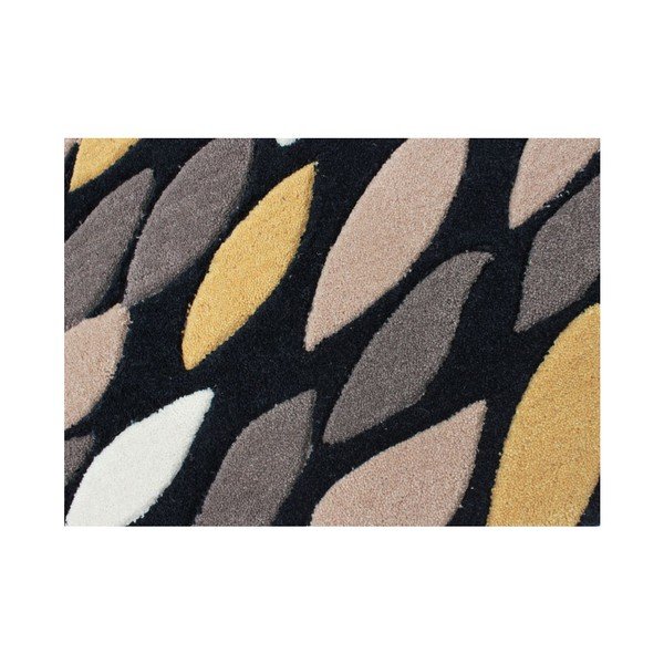 Kiliminiai kilimai "Flair" Kilimai "Swirl" juodi/auksiniai, 160 x 230 cm-image-3