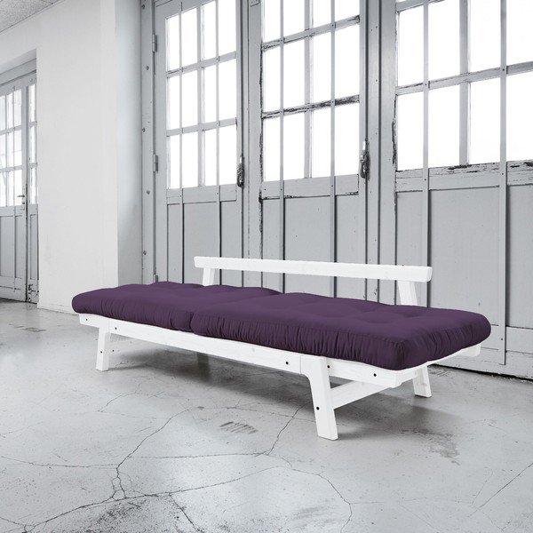 Sofa lova "Karup Step" balta/ violetinė-image-2