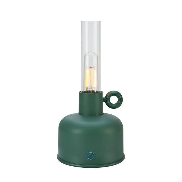 Tamsiai žalios spalvos stalinis šviestuvas LED (aukštis 22 cm) Astrid – Markslöjd