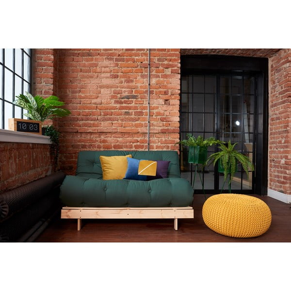 Tamsiai pilkas megztas pufas LABEL51 Knitted XL, ⌀ 70 cm-image-4