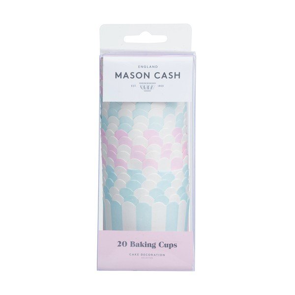20 dryžuotų popierinių keksiukų puodelių rinkinys "Mason Cash Stripes-image-1