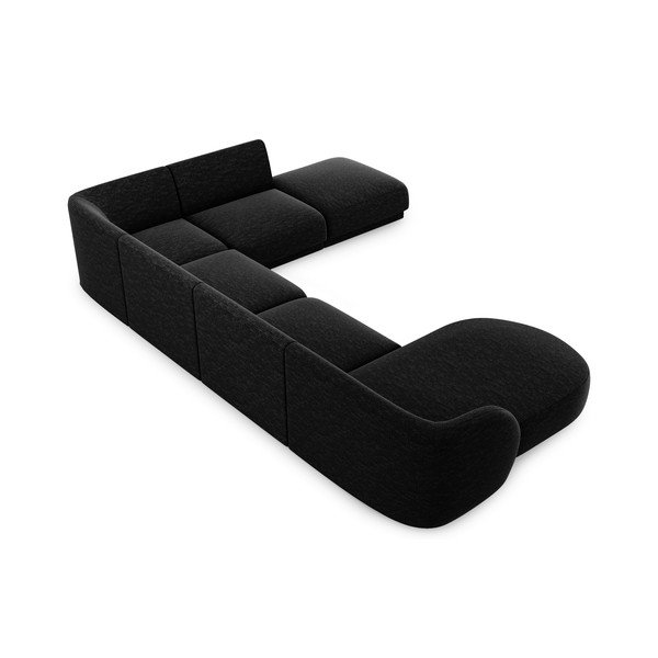Antracito spalvos kampinė sofa (dešinysis kampas) Miley - Micadoni Home-image-4