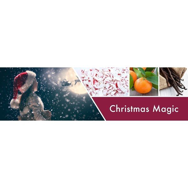 Kvapnioji žvakė stikliniame indelyje Goose Creek Magic of Christmas, 150 val. degimo trukmė-image-1
