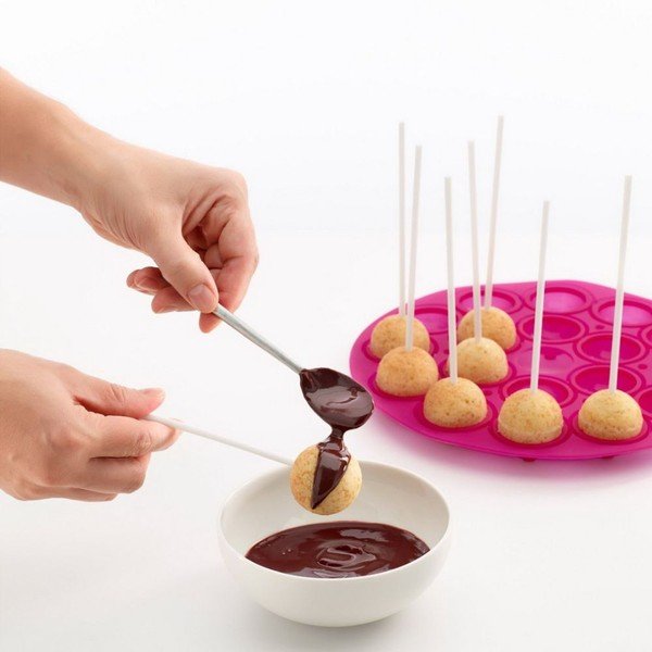 Silikoninių formų rinkinys "Cake Pop" su dekoratoriumi-image-1