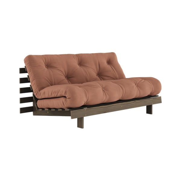 Sulankstoma sofa oranžinės spalvos/vario spalvos 160 cm Roots – Karup Design