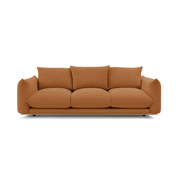 Sofa oranžinės spalvos 265 cm Ernest – Bobochic Paris