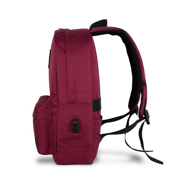 Tamsiai bordo spalvos kuprinė su USB jungtimi My Valice SPECTA Smart Bag-image-2