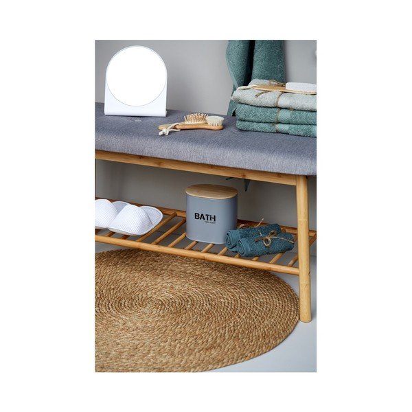 Iš bambuko spintelė batams pilkos spalvos/rudos spalvos su suoliuku Bahari – Wenko-image-4