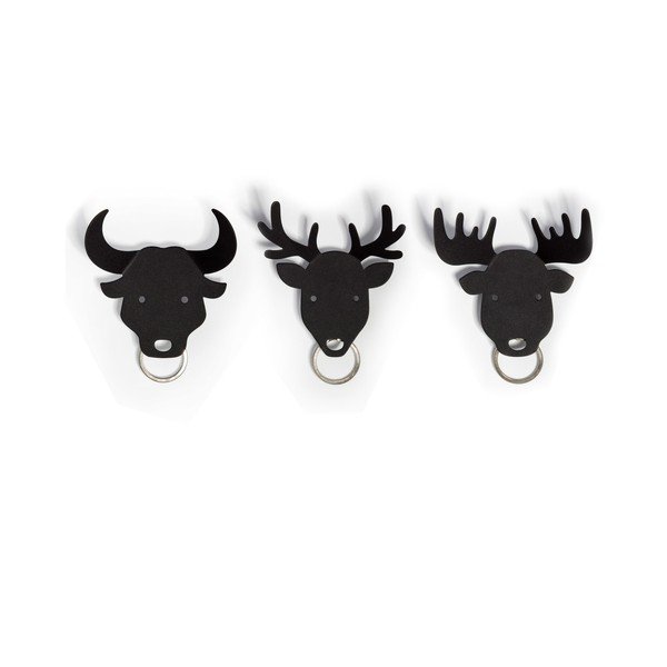 Juodas raktų laikiklis "Qualy Bull-image-2