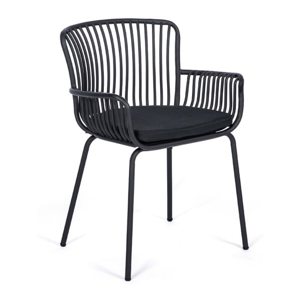 2 juodų sodo kėdžių rinkinys Bonami Selection Elia