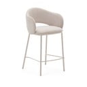 Kreminės spalvos baro taburetė (sėdynės aukštis 65 cm) Maina – Kave Home