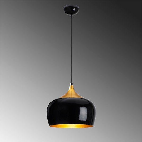 Juodas pakabinamas šviestuvas Opviq lights Berceste Elegant-image-1