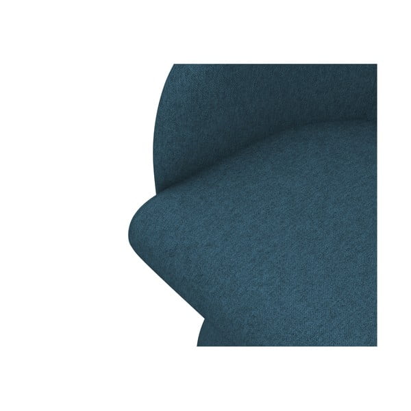 Mėlynos spalvos iš audinio valgomojo kėdė Kanoa – Makamii-image-4