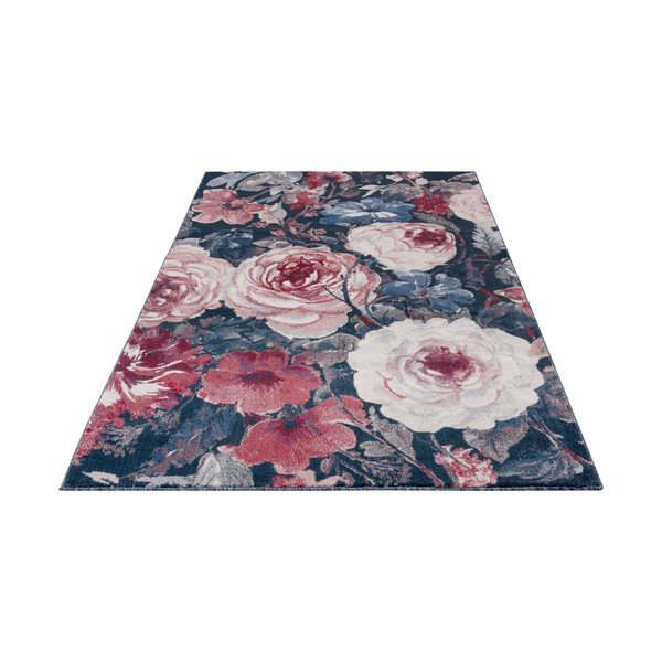Mėlynos ir raudonos spalvos kilimas Mint Rugs Peony, 200 x 290 cm-image-2