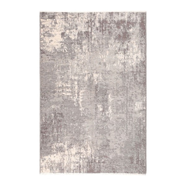 Abipusis pilkos ir smėlio spalvos kilimas Vitaus Dinah, 77 x 200 cm