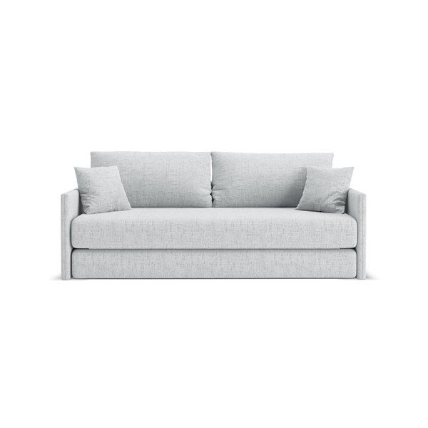 Šviesiai pilkos spalvos sulankstoma sofa iš šenilinio audinio 209 cm Shannon – Cosmopolitan Design