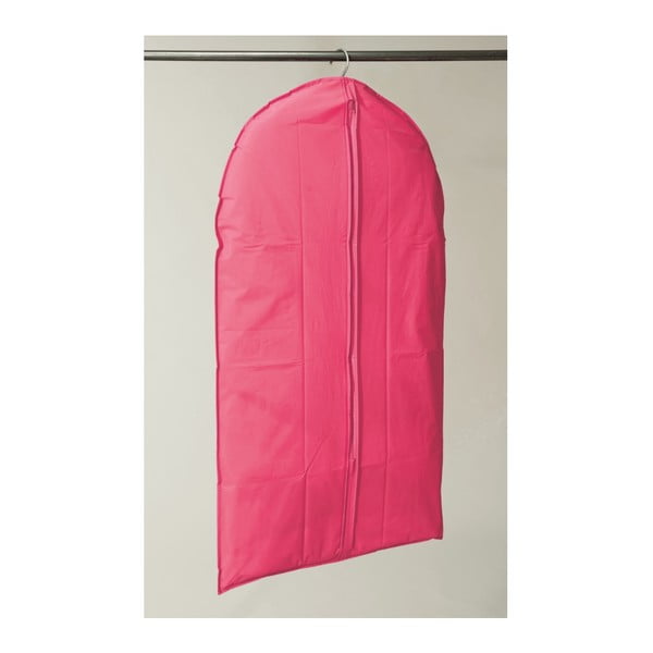 Tekstilinis pakabinamas suknelės užvalkalas Drabužių kompaktorius Hot Pink, 100 cm