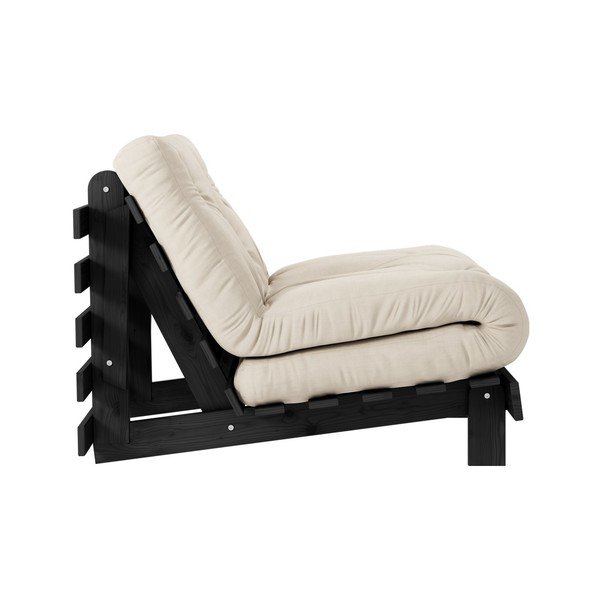 Kintamas fotelis Karup Design Roots Juoda/smėlio spalvos-image-3