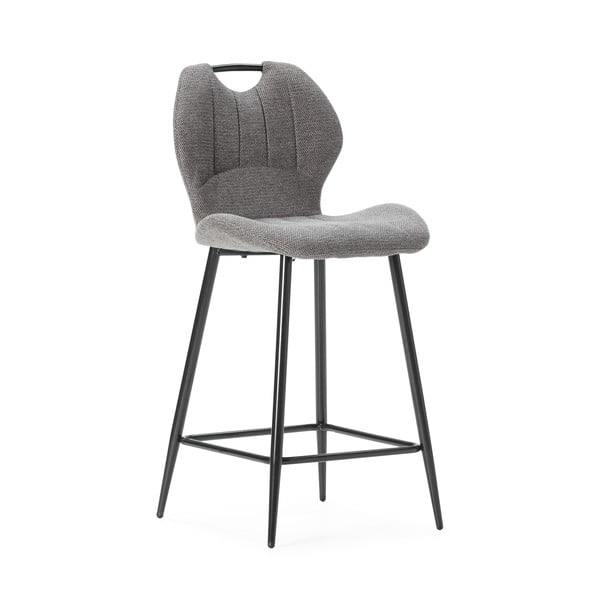 Baro taburėtės pilkos spalvos 2 vnt. (sėdynės aukštis 65 cm) Muli – Marckeric