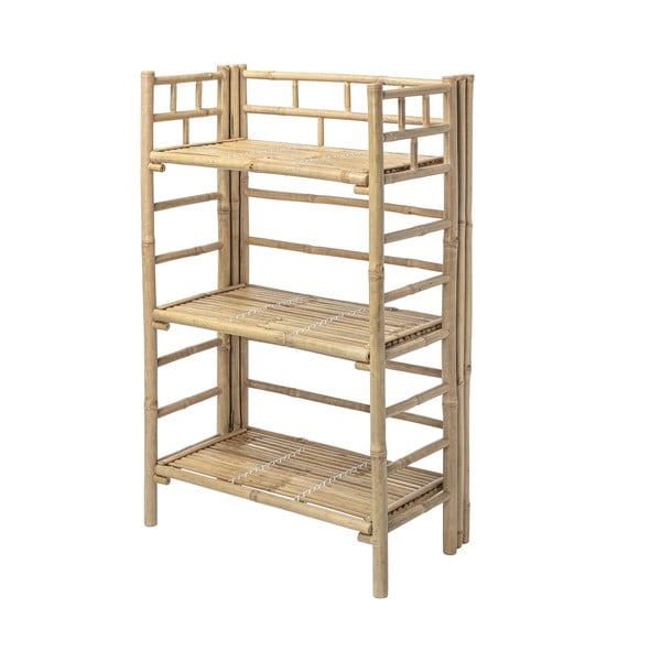 Iš bambuko vaikiška knygų spinta natūralios spalvos 66x105 cm Zep – Bloomingville Mini-image-4