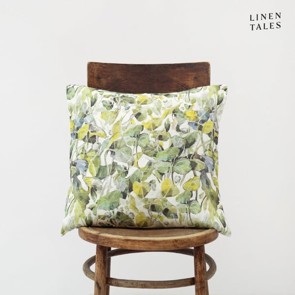 Dekoratyvinis pagalvės užvalkalas iš lino 40x40 cm Lotus – Linen Tales