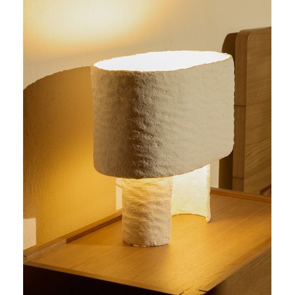 Baltos spalvos stalinis šviestuvas (aukštis 37,5 cm) Bedala – Kave Home-image-2
