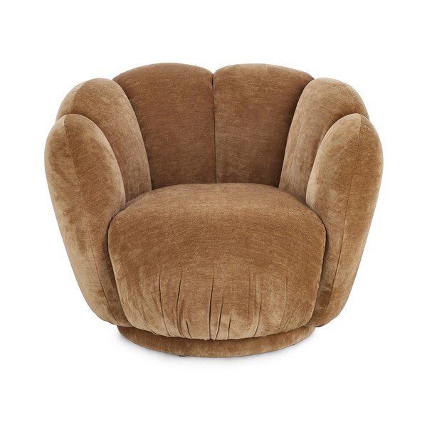 Rudos spalvos krėslas Tulip – Bizzotto-image-2