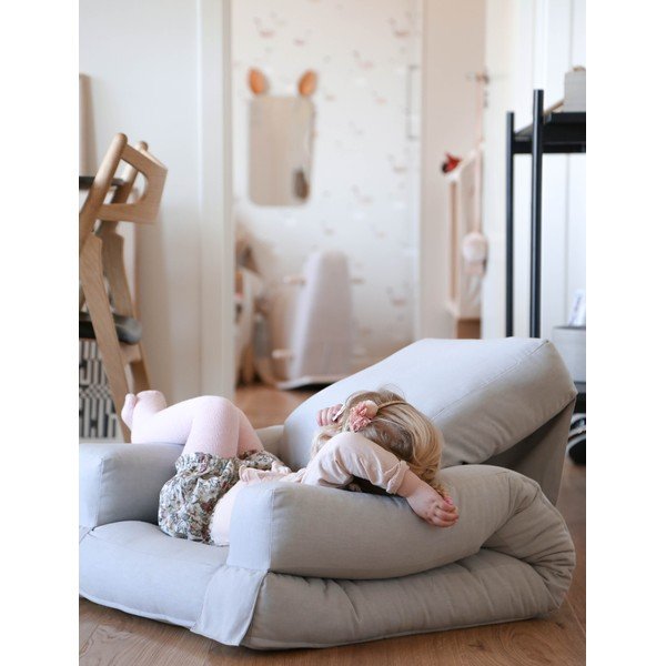 Vaikiškas sulankstomas krėslas Karup Design Mini Hippo Yellow-image-1