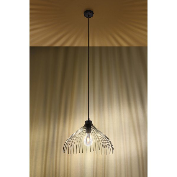 Juodas pakabinamas šviestuvas Sollux Umea-image-3