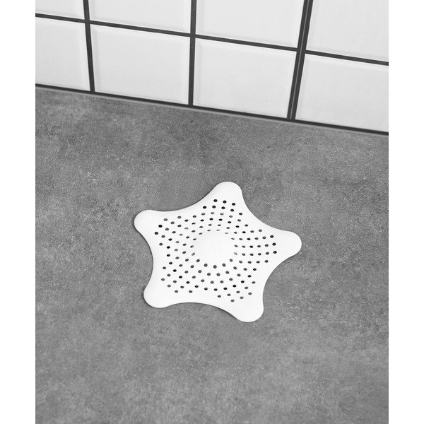 Baltas silikoninis vonios kištukas Umbra Starfish-image-1